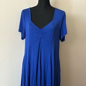 Blue Flowy Dress
